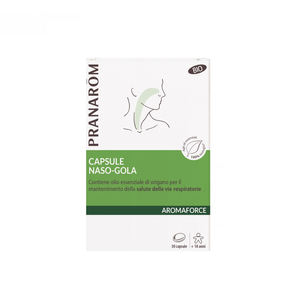 Pranarom Aromaforce Bio Naso E Gola 30 Capsule