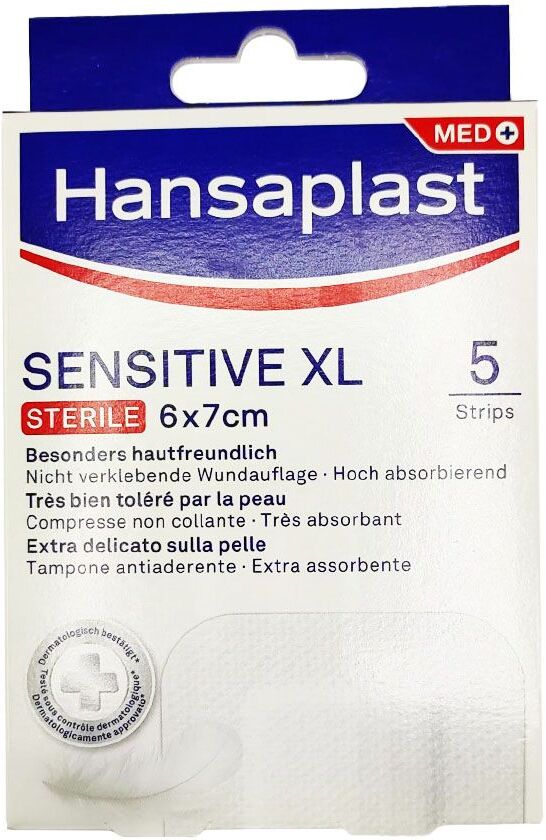 Hansaplast Cerotto Sensitive Xl 6x7cm 5 Pezzi