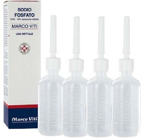 Marco Viti Sodio Fosfato Trattamento Stitichezza 4 Flaconi 120ml