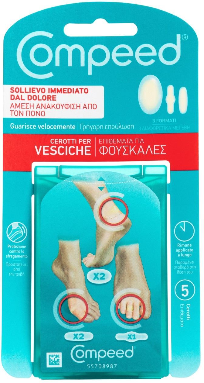 Compeed Cerotti Per Vesciche Misto 5 Pezzi