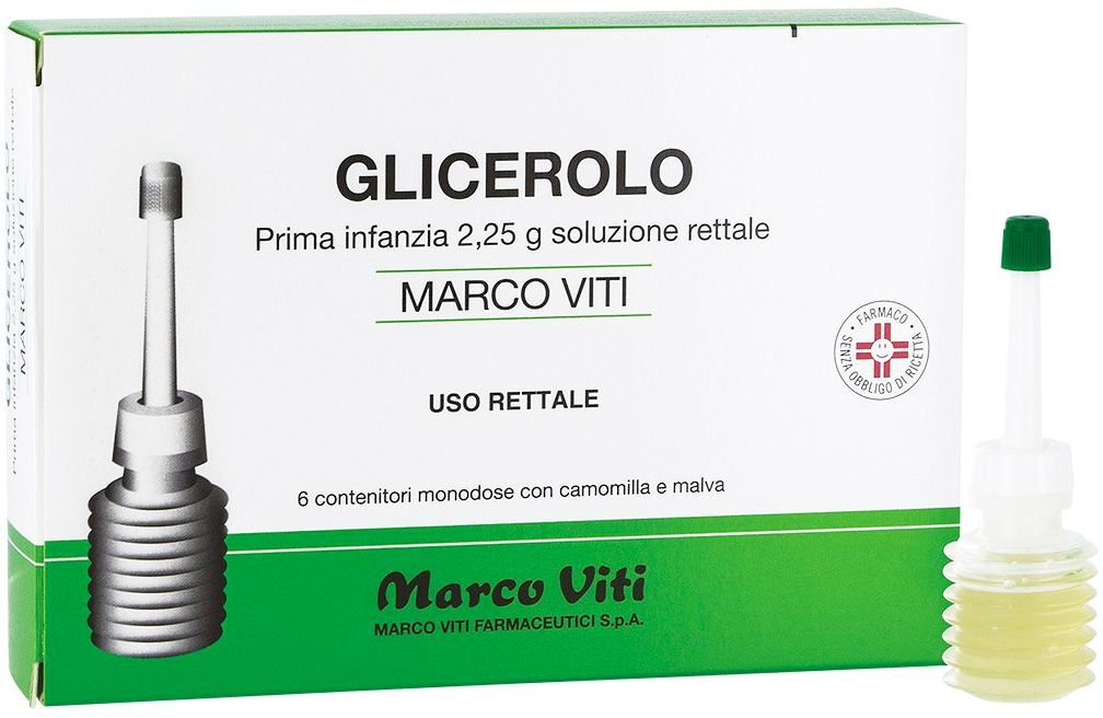 Marco Viti Glicerolo Trattamento Stitichezza Bambini 6 Contenitori Monodose