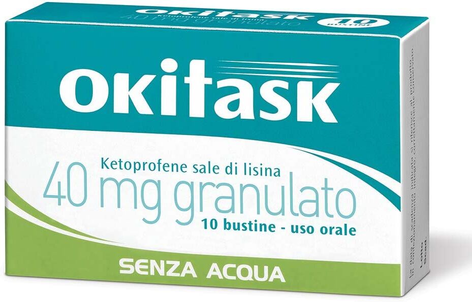 Okitask Ketoprofene Lisina Trattamento Antinfiammatorio 10 Bustine