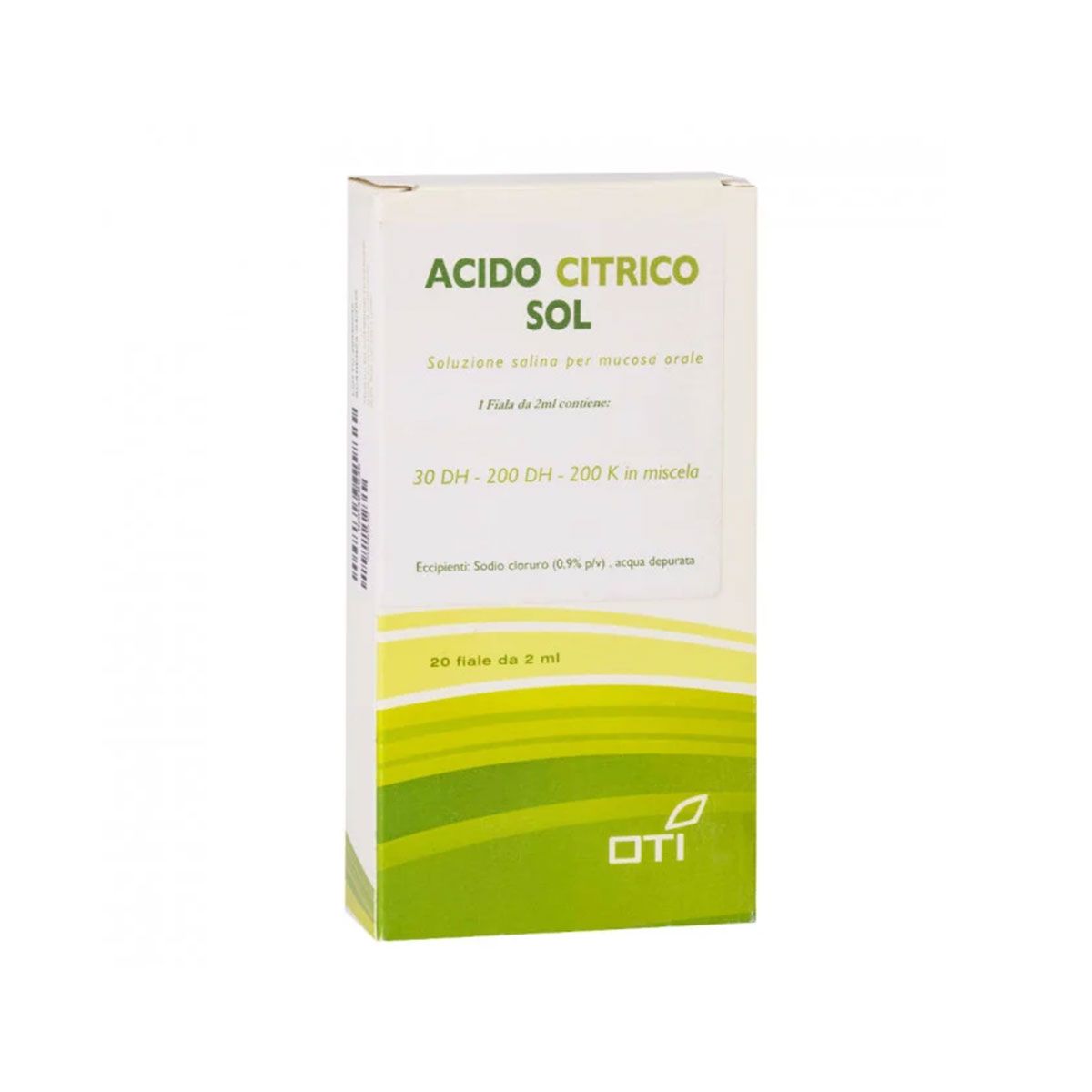 Oti Acido Citrico Soluzione Salina Per Mucosa Orale 20 Fiale