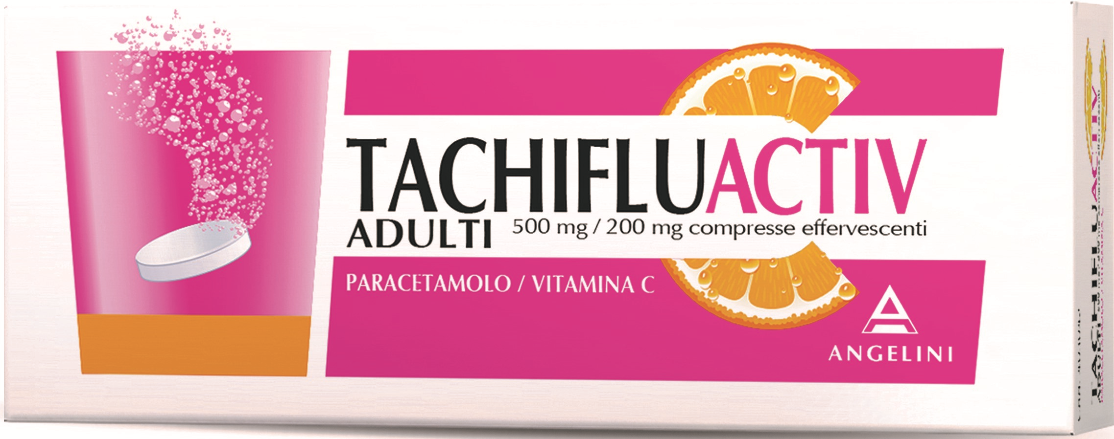 Tachipirina Tachifluactiv 500+200mg Trattamento Febbre 12 Compresse Effervescenti