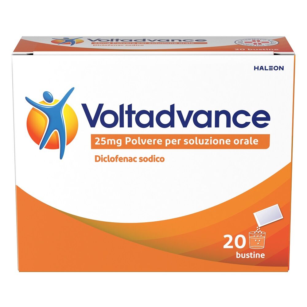 Voltadvance Antinfiammatorio Diclofenac Dolori Articolari Dolore Cervicale Mal Di Schiena 20 Bustine