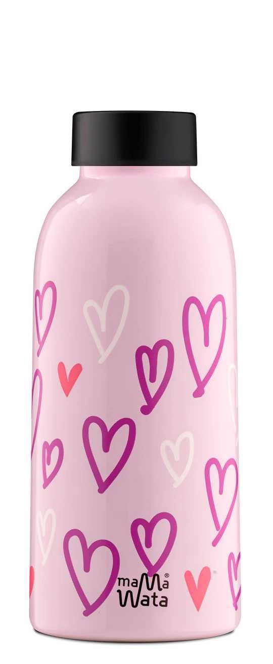 Mama Wata Mamawata Insulated Bottle Hearts 470ml