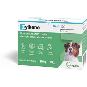 Vetoquinol Zylkene 225mg Mangime Cani Gatti 100 Capsule