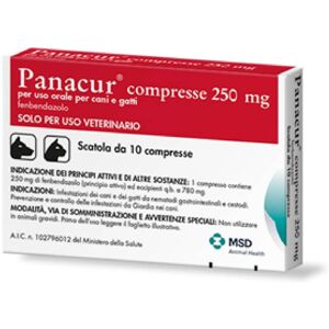 Panacur 250mg Cani Gatti 10 Compresse