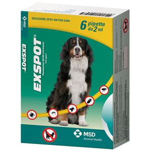 Exspot Spot-on Cani Soluzione 6 Pipette 2ml 715mg/ml