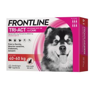 Frontline Tri-act Spot On Soluzione Cani 40-60kg 6 Pipette 0,5ml 33,38mg+252,4mg