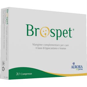 Aurora Biofarma Brospet Drenaggio Dei Liquidi Interstiziali Cani 20 Compresse