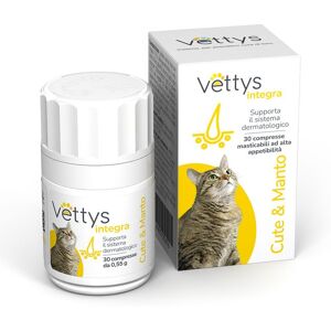 Vettys Integra Cute Manto Gatti 30 Compresse Masticabili