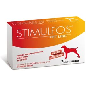 Teknofarma spa Stimulfos Pet Line Integratore Cane 30 Compresse