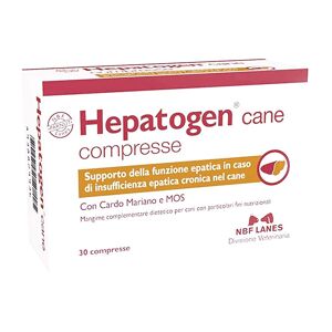 N.B.F. Lanes Hepatogen Cane Mangime Complementare Funzione Epatica 30 Compresse