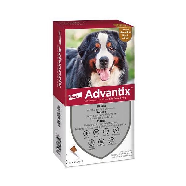 advantix spot on cani 40-60kg 6 pipette