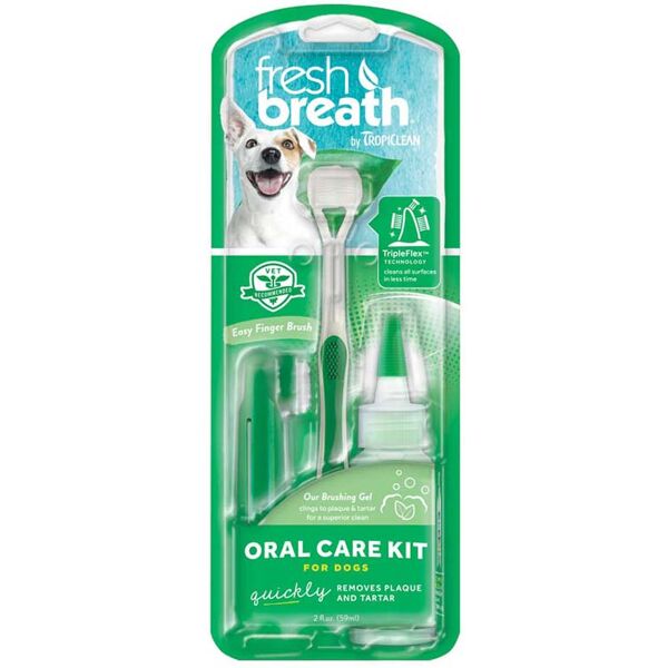 tropiclean fresh breath oral care kit