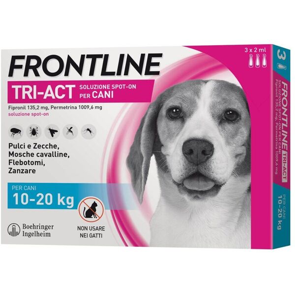 frontline tri-act 3 pipette 10-20 kg 2ml