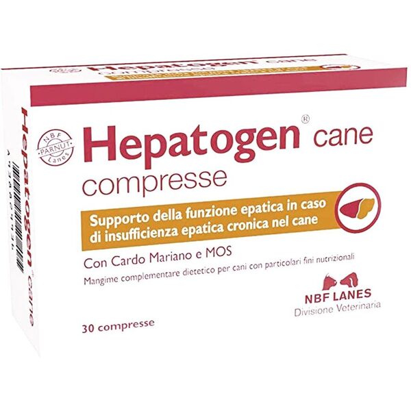 n.b.f. lanes hepatogen cane mangime complementare funzione epatica 30 compresse