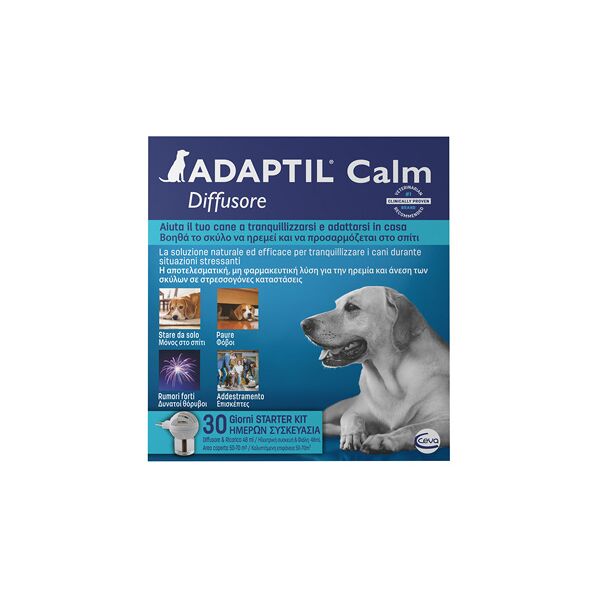 ceva salute animale spa adaptil calm diffusore tranquillizzante per cani con ricarica 48ml