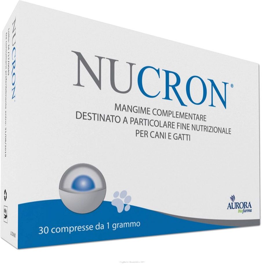 aurora biofarma nucron integratori cani gatti 30 compresse