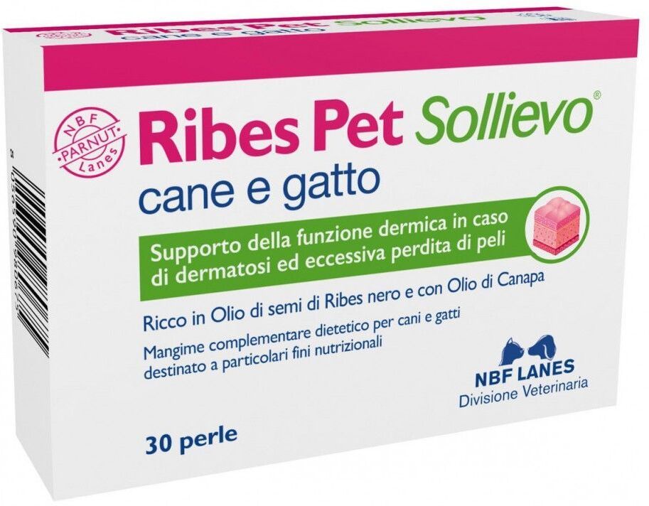 ribes pet sollievo blister integratore cani gatti 30 perle