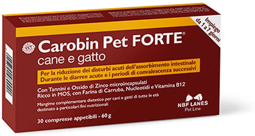 carobin pet forte integratore cani gatti 30 compresse