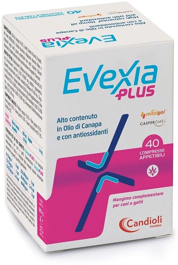 candioli evexia plus integratore cani gatti 40 compresse