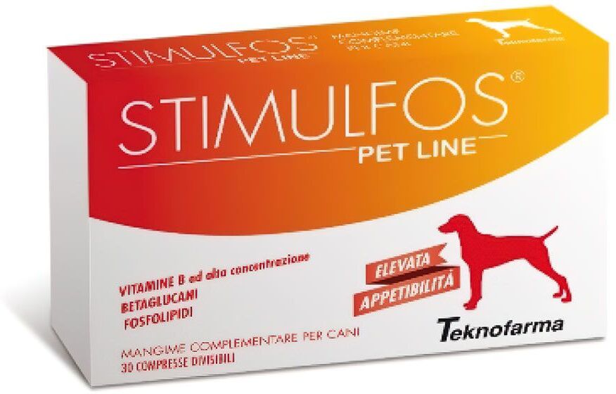 teknofarma spa stimulfos pet line integratore cane 30 compresse