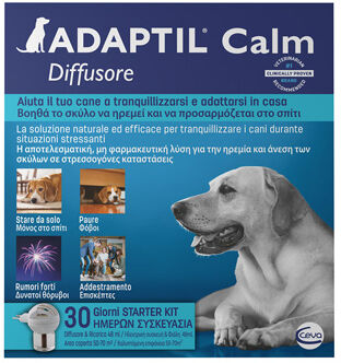 ceva salute animale spa adaptil calm diffusore tranquillizzante per cani con ricarica 48ml