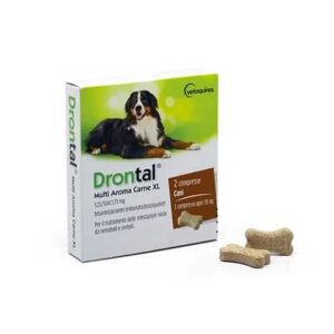 Drontal Multi Aroma Carne Antiparassitario Cani Taglia Xl 2 Compresse