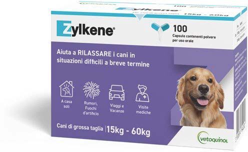 Vetoquinol Zylkene 450mg Mangime Cani Gatti 100 Capsule