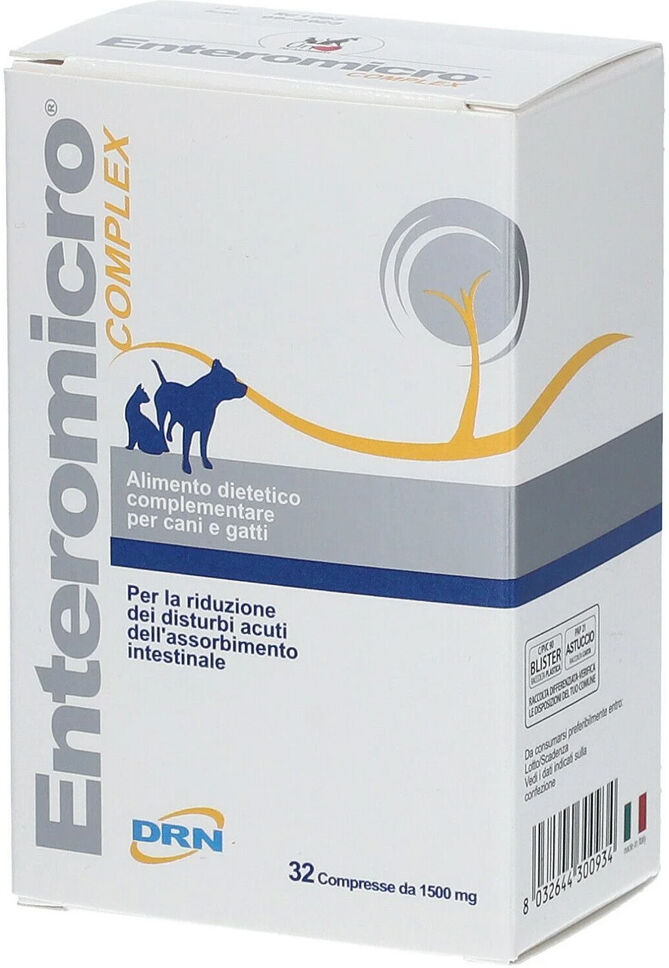 Nextmune Italy Srl Enteromicro Complex Equilibrio Intestinale Cani E Gatti 32 Compresse