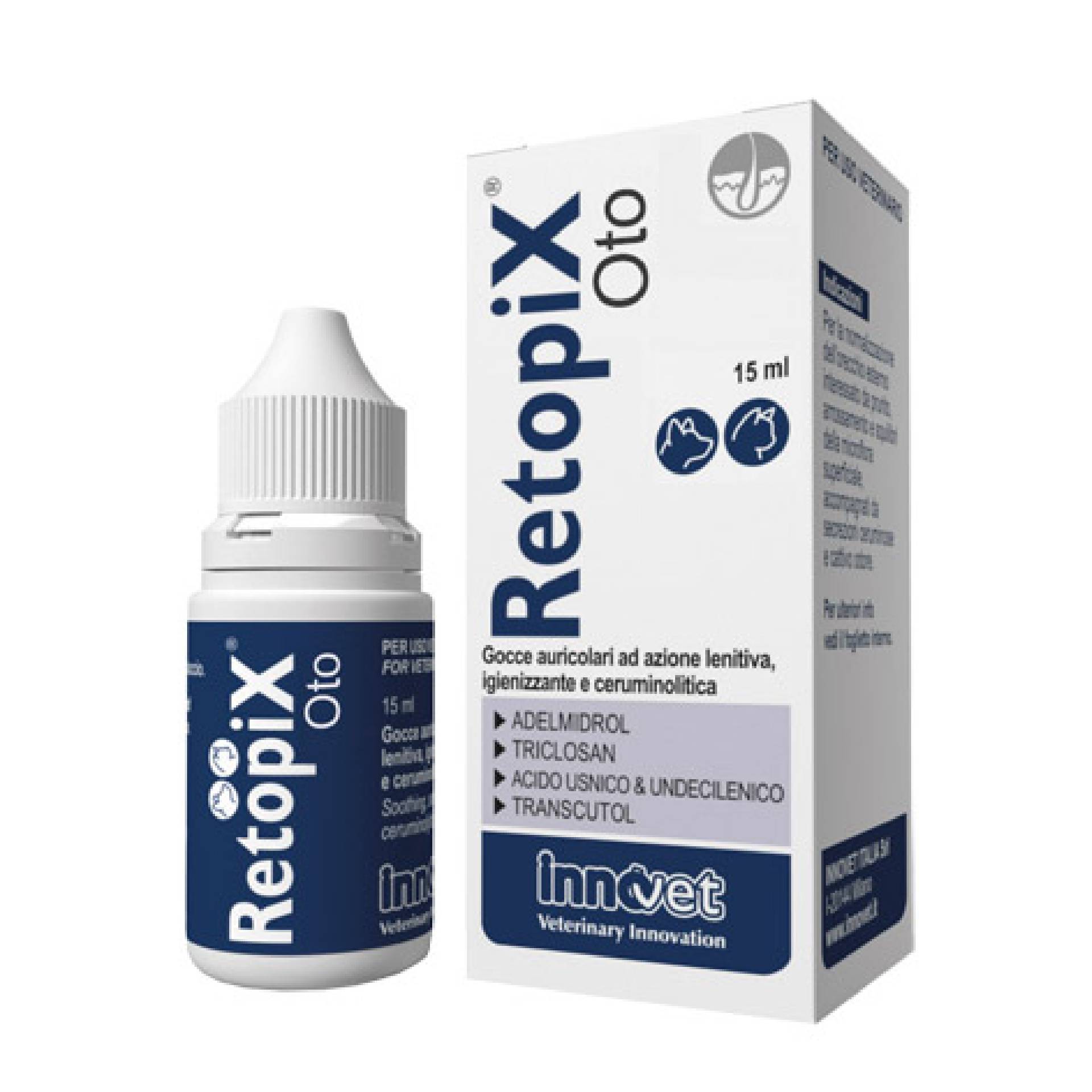 Retopix Oto Gocce Auricolari Cani E Gatti 15ml