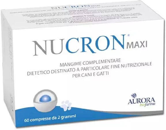 Aurora Biofarma Nucron Maxi Mangime Complementare Dietetico Per Cani E Gatti 60 Compresse