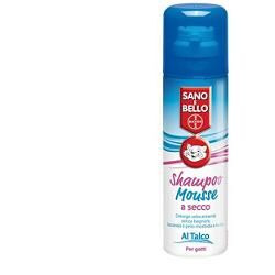 Sano E Bello Shampoo Mousse Detergente Gatto 200ml