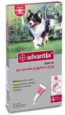 Advantix Spot On Cani 0-25 Kg 4 Pipette