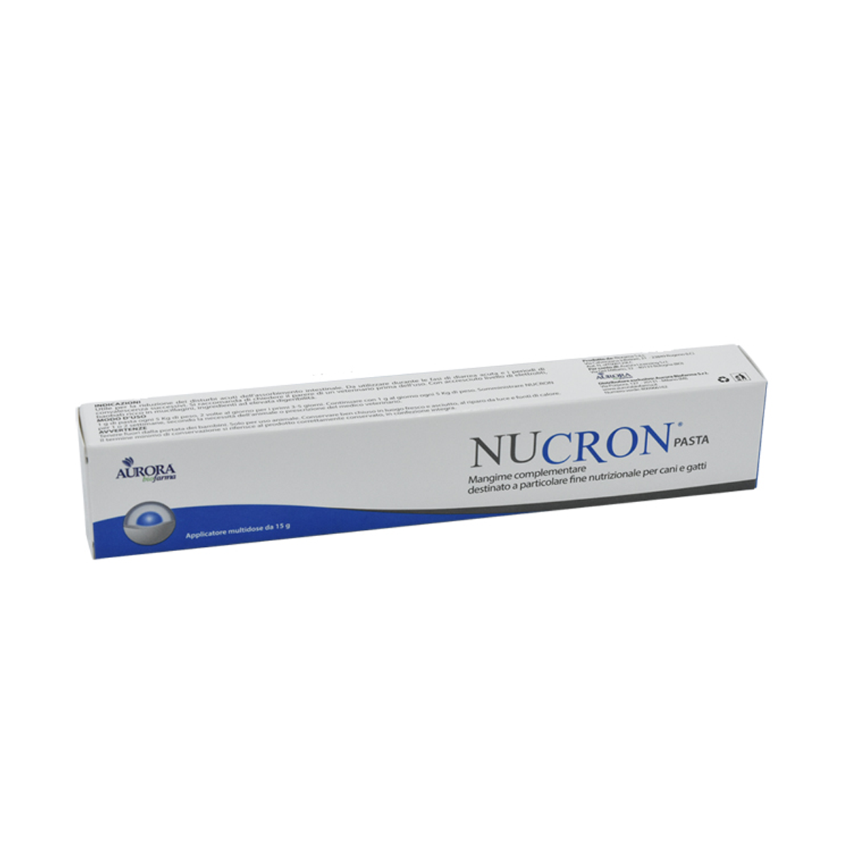 Aurora Biofarma Nucron Pasta Trattamento Disturbi Intestinali Cani E Gatti 15g