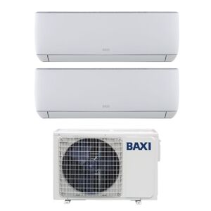 Baxi Condizionatore Climatizzatore Baxi Dual Split Inverter Astra R32 7000+12000 BTU Con LSGT40-2M Wi-Fi Optional 7+12