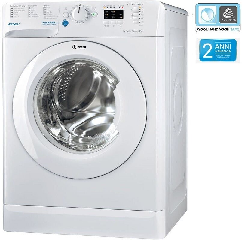 Indesit Lavatrice Indesit A Carico Frontale Modello Bwa 71053x W It Da 7 Kg 1000 Giri In Classe A+++ Libera Installazione Colore Bianco