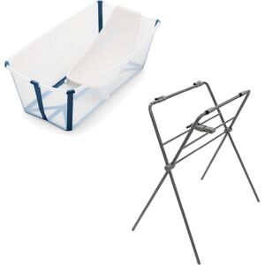 Stokke Flexi Bath Vaschetta con Riduttore e Supporto Stand Blue