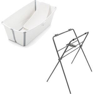 Stokke Vaschetta Flexibath con Riduttore e Supporto Stand White