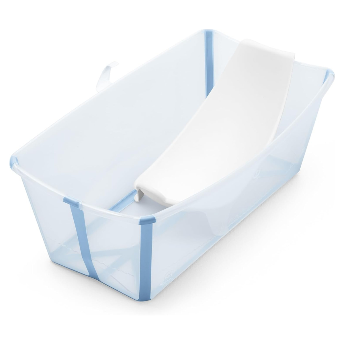 stokke flexi bath vaschetta più riduttore glacier blue