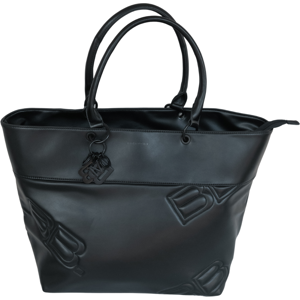 Bamboom Tote Bag a Tracolla in Ecopelle Black