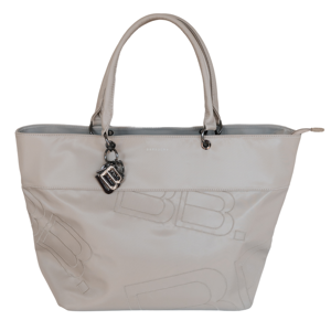 Bamboom Tote Bag a Tracolla in Ecopelle Sand