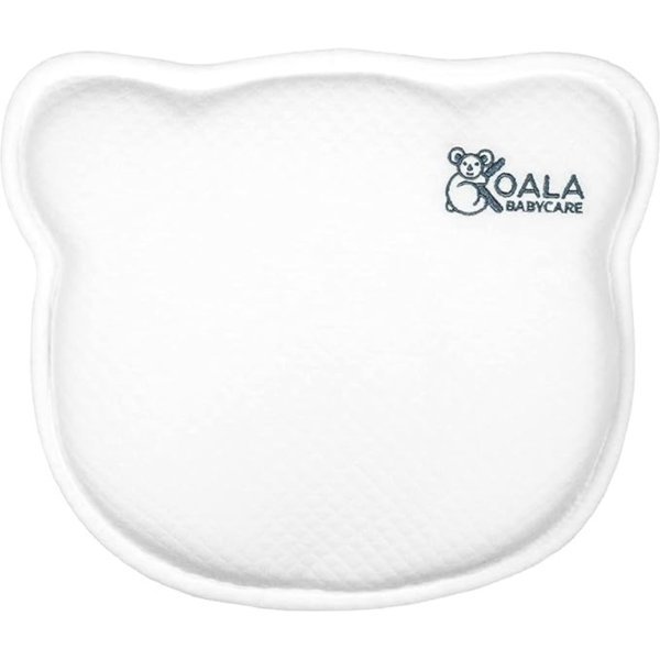 koala babycare cuscino per testa piatta perfect head white