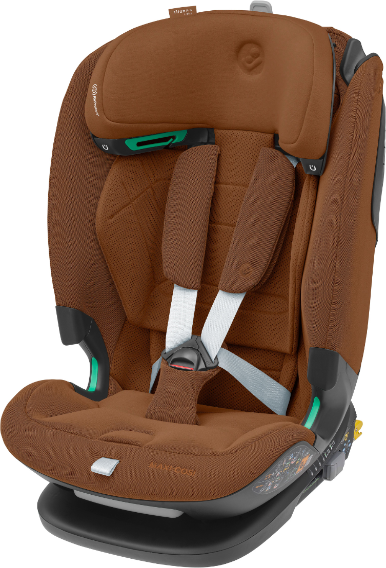 maxi cosi seggiolino auto titan pro i-size authentic cognac