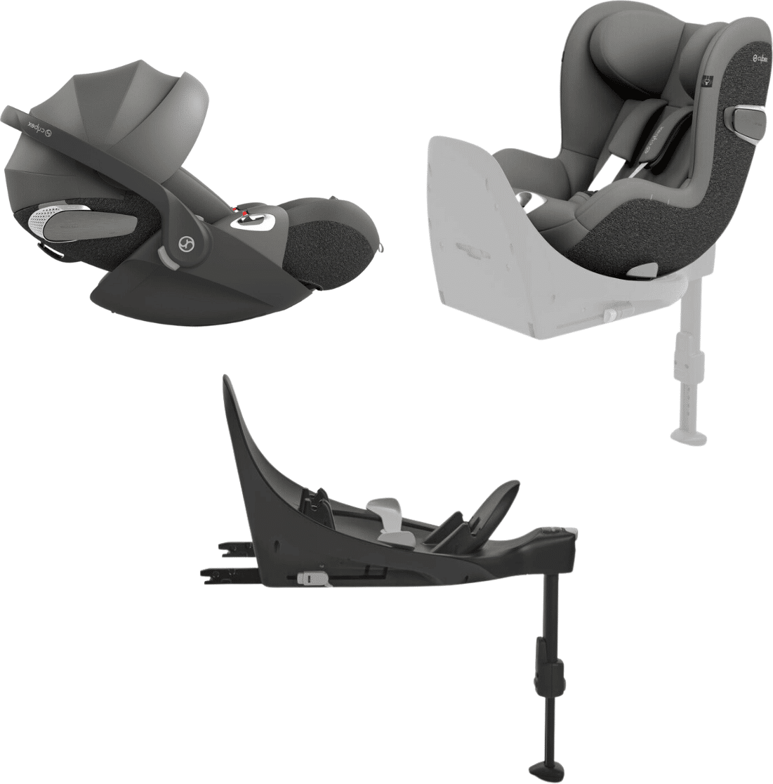 Cybex Promo Cloud T e Sirona T con Base T i-Size Sepia Black Comfort