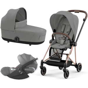 Cybex Platinum Trio Mios con Cloud T Plus Rose Gold -Mirage Grey