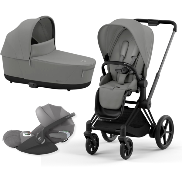 cybex platinum trio priam con cloud t plus matt black - mirage grey