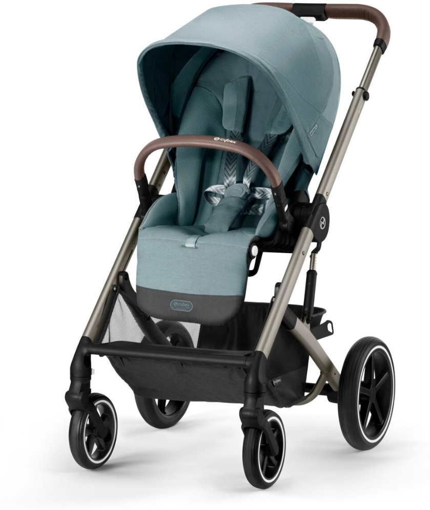 cybex gold passeggino balios s lux telaio taupe sky blue